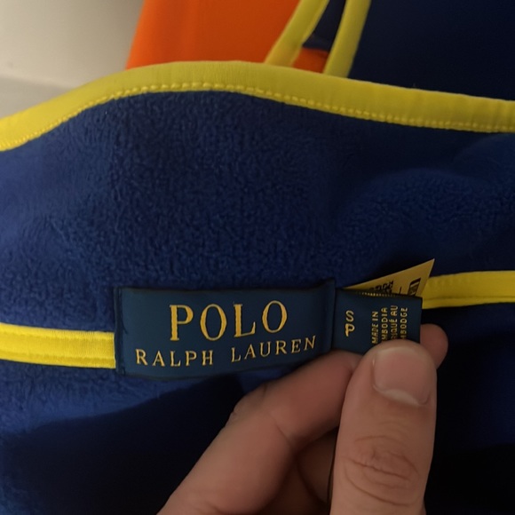 $170 Polo Ralph Lauren ColorBlocked Fleece Vest NWT - Picture 5 of 11